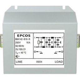 Filtre antiparasite TDK B84142B16R 250 V/AC 16 A (L x l x H) 121 x 86 x 61 mm 1 pc(s)