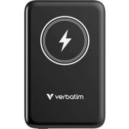 Verbatim Charge n Go Magnetic Wireless Powerbank (batterie supplémentaire) 10000 mAh Fast Charge, Quick Charge 3.0, Power Delivery 3.0, Adaptive Fast Charge