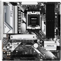 ASRock B650M Pro RS Carte mère Socket (PC) AMD® AM5 Facteur de forme (détails) Micro-ATX Chipset de la carte mère AMD® B650