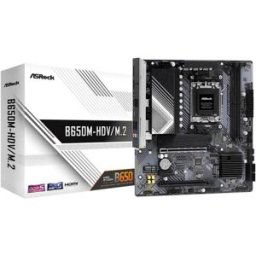 ASRock B650M-HDV/M.2 Carte mère Socket (PC) AMD® AM5 Facteur de forme (détails) Micro-ATX Chipset de la carte mère AMD® B650