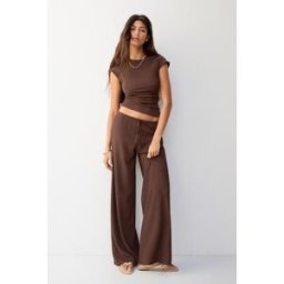 Pull&Bear Top Froissé Marron XS female