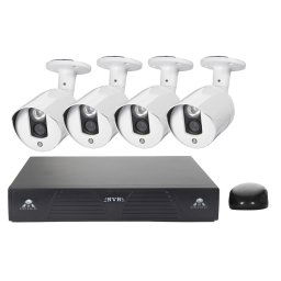 Kit NVR de caméra IP méga pixel COTIER N4B3M 4Ch 720P P2P ONVIF, support de vision nocturne / détection de mouvement, distance IR: 20m