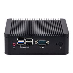 PC de contrôle industriel sans fanless avec 4 ports USB et port COM RS-232, 8 Go de RAM, N2920 Intel Celeron N2920 2.0GHz Quard Core, Support Bluetooth 4.0 & 2.4G / 5.0g Wifi Dual-Band (Noir)