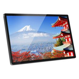 Cadre photo numérique à écran LCD 32 pouces, RK3399 Dual-core A72 + Quad-core A53 jusqu'à 2,0 GHz, Android 7.1, 2 Go + 16 Go, prise en charge WiFi et Ethernet et Bluetooth et carte SD et prise 3,5 mm