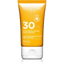 Clarins Youth-Protecting Sunscreen High Protection crème solaire visage SPF 30 50 ml