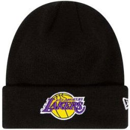 New Era La Lakers Essential Cuff Knit Beanie Hat Adults Noir Taille unique Unisex