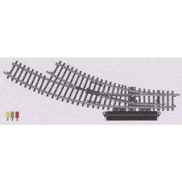 Aiguillage enroulé, à droite Rayon:360 mm 30 ° Märklin 2269 2 pc(s)