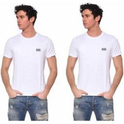 T-shirt Black & Decker Lot de 2 t-shirts homme manches courtes en coton 140gr/m² Blanc