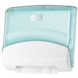 TORK Distributeur pour chiffons de nettoyage,turquoise/blanc