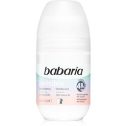Babaria Deodorant Invisible anti-transpirant roll-on anti-traces blanches et jaunes 50 ml
