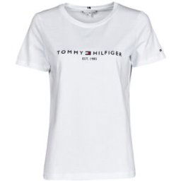 T-shirt Tommy Hilfiger HERITAGE HILFIGER CNK RG TEE Blanc