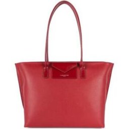 Cabas LANCASTER Sac cabas épaule Zippée L Maya 517-20 Carmin Rouge