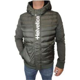 Blouson Helvetica Veste zippee a capuche homme Ref 58617 Kaki Vert