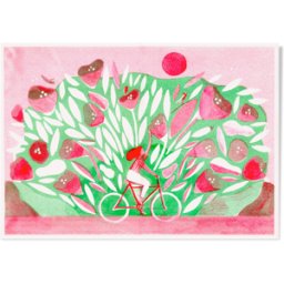 ART À vélo rouge 42x1x30
