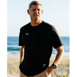 Rip Curl T-shirt Manches Courtes Vaporcool Mick Fanning Diamond Black L male