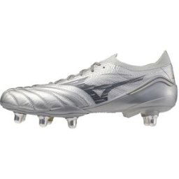 Mizuno Morelia Neo Iv Elite Adults Soft Ground Rugby Boots Glx Slv/C Gry 9 (43) Male