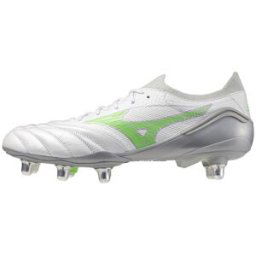 Mizuno Morelia Neo Iv Elite Adults Soft Ground Rugby Boots Wht/N Grn/C Gry 7 (41) Male