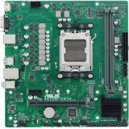 Asus PRO A620M-DASH-CSM Carte mère Socket (PC) AMD® AM5 Facteur de forme (détails) Micro-ATX Chipset de la carte mère AMD® A620
