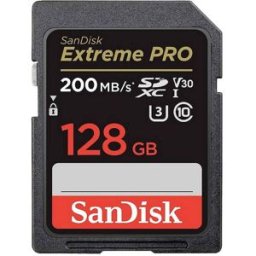 SanDisk Extreme PRO Carte SDXC 128 GB Class 10 UHS-I résistance aux chocs, étanche
