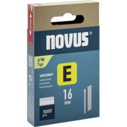 Novus Tools 044-0089 Clous pour agrafeuse Type J Longueur 16 mm 1000 pc(s)