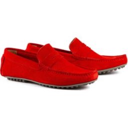 Pierre Clarence Mocassins cuir velours avec patte 41