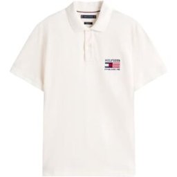 Tommy Hilfiger Polo droit en coton mélangé