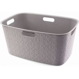 Curver SOFTEX 45L Panier a linge 39,7 x 59,4 x 27,4 cm, gris 00572-Z70