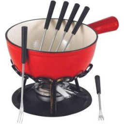 Service TABLE & COOK a fondue 21cm Rouge