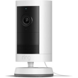 Caméra RING Cam Plus - Plug-in - Blanche