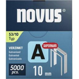 Novus Tools 042-0763 Agrafes fil fin Type 53 5000 pc(s) Dimensions (L x l) 10 mm x 11.3 mm