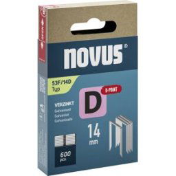 Novus Tools 042-0793 Agrafes fil plat Type 53F 600 pc(s) Dimensions (L x l) 14 mm x 11.3 mm