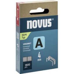 Novus Tools 042-0772 Agrafes fil fin Type 53 1800 pc(s) Dimensions (L x l) 4 mm x 11.3 mm