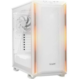 Tour midi BeQuiet DARK BASE 701 White Boîtier PC blanc 3 ventilateurs pré-installés, fenêtre latérale