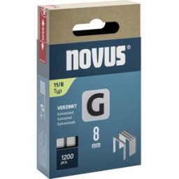 Novus Tools 042-0796 Agrafes fil plat Type 11 1200 pc(s) Dimensions (L x l) 8 mm x 10.6 mm
