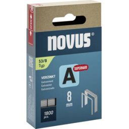Novus Tools 042-0775 Agrafes fil fin Type 53 1800 pc(s) Dimensions (L x l) 8 mm x 11.3 mm