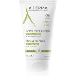 A-Derma Les Indispensables Hand & Nail Cream crème hydratante mains et ongles à l'acide hyaluronique 50 ml