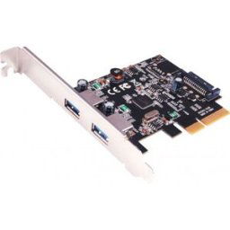 MCAD Carte contrôleur 2 ports USB-A en USB 3.1 Gen2 sur PCIe x4
