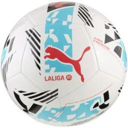 Puma Orbita La Liga 1 2025 2026 Football Adults Blanc/Bleu Taille 5 Unisex