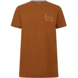 Dfnd London Logo T-Shirt Mens Blanc/Bleu Petit Male