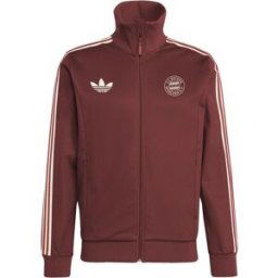 Adidas Bayern Munich Originals Tracksuit Top 2024 2025 Adults Rouge mystère L Male
