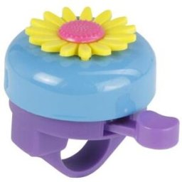 FISCHER Sonnette pour guidon de vélo motif Fleur, assorti