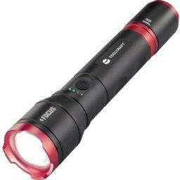 TOOLCRAFT Lampe portative réglable, taille du point réglable, avec mode stroboscope, avec interface USB batteries Li-ions ou fonctionnement à piles 1200 lm 6.5