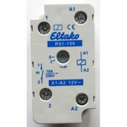 Eltako R91-100-12VAC Relais de commutation Tension nominale: 12 V Courant de commutation (max.): 8 A 1 NO (T) 1 pc(s)