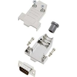 TRU COMPONENTS TCDTNT09MDMPK 7709080 Kit embase SUB-D mâle 180 ° Nombre de pôles: 9 fût à souder 1 pc(s)