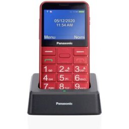 Panasonic KX-TU155 Téléphone portable pour séniors rouge