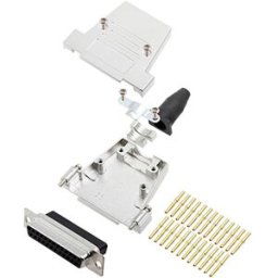 encitech DTSL25-SJSRG-T-DBCS-K 6355-0089-13 Kit embase SUB-D femelle 180 ° Nombre de pôles: 25 à sertir 1 pc(s)