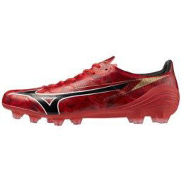 Mizuno Alpha Ii Pro Adults Firm Ground Football Boots Rouge/Noir/Or 12 (47) Male