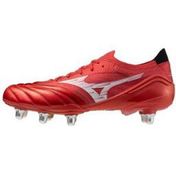 Mizuno Morelia Neo Iv Elite Adults Soft Ground Rugby Boots Rouge/Blanc/Noir 12 (47) Male