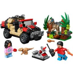 Lego Le vélociraptor et l'évasion en 4x4