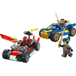 Lego Le duel en voitures de course de Rogue et Drix